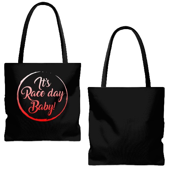 Racing Tote Bags (AOP), It's Race Day Baby Tote Bags (AOP), Racing