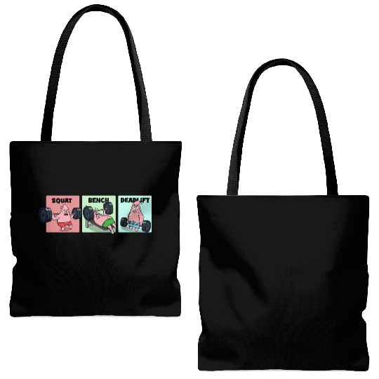 Majin Buu vs Patrick - Funny Anime Gym Tote Bags (AOP)