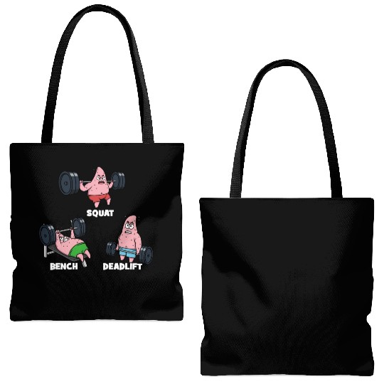Majin Buu vs Patrick - Funny Anime Gym Tote Bags (AOP)