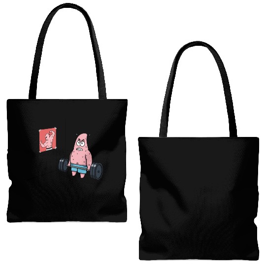Majin Buu vs Patrick - Funny Anime Gym and Workout Tote Bags (AOP)