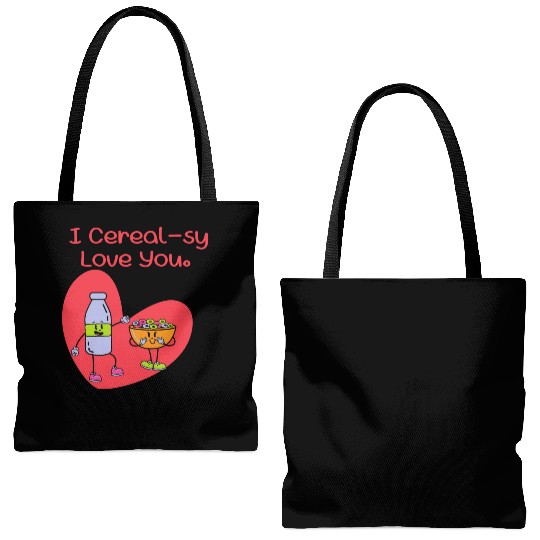 I Cereal-sy Love You Tote Bags (AOP)
