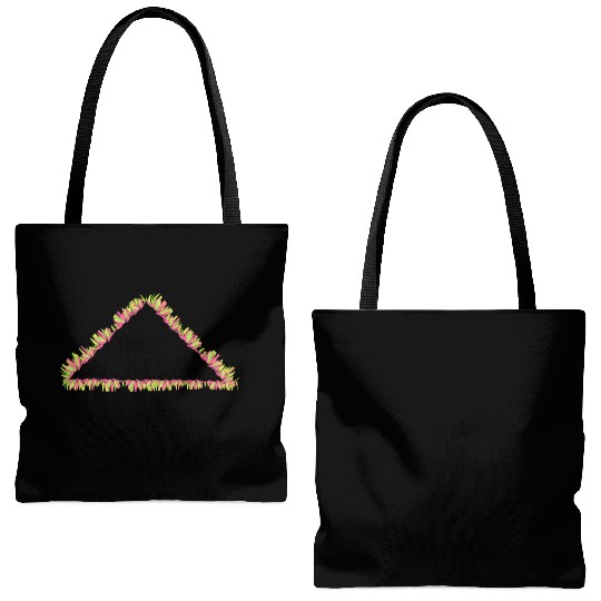 triangle nature icon grass Tote Bags (AOP)