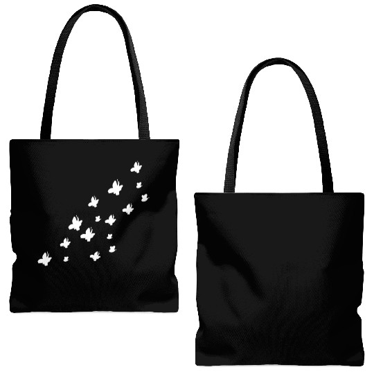symbols butterflies bees nature flying Tote Bags (AOP)