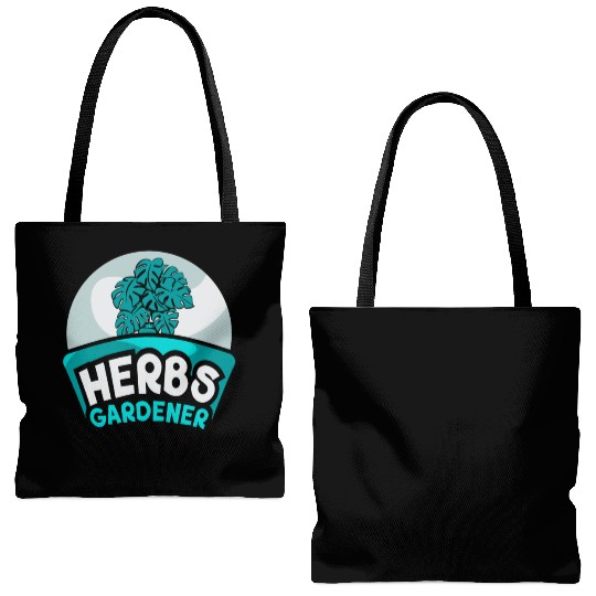 Herbs Gardener Herbalism Herb Herbalist Gardening Tote Bags (AOP)