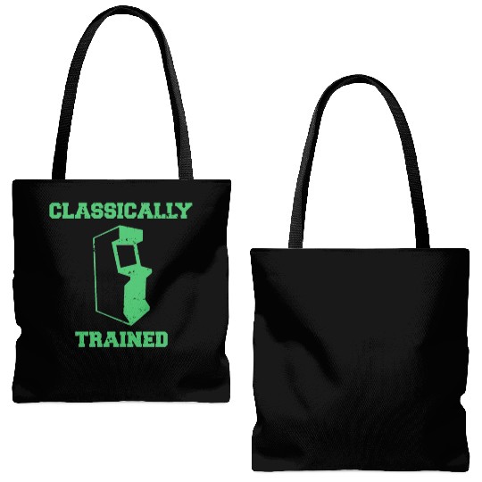 Classically Trained | Arcade player Tote Bags (AOP)