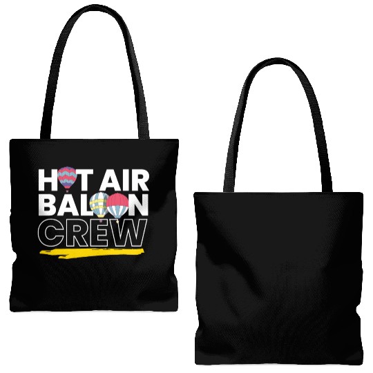 Hot Air Baloon Crew Hot Air Balloon Tote Bags (AOP)