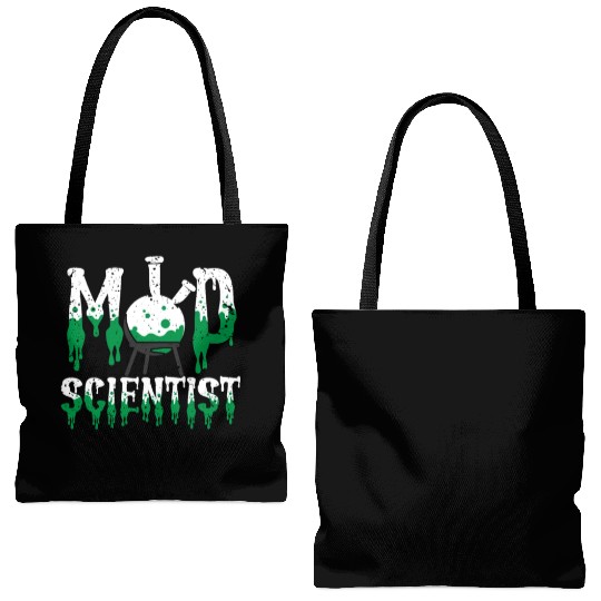 Chemistry Science Physics Research Nerd Humor Tote Bags (AOP)