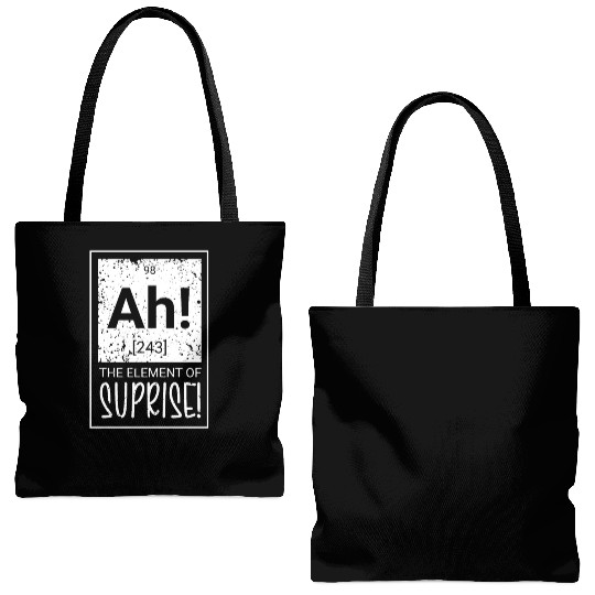 Chemistry Science Physics Research Nerd Humor Tote Bags (AOP)
