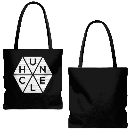 Abstract Triangle Huncle Tote Bags (AOP)