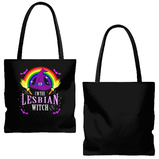 I m The Lesbian Witch For Halloween New Tote Bags (AOP)