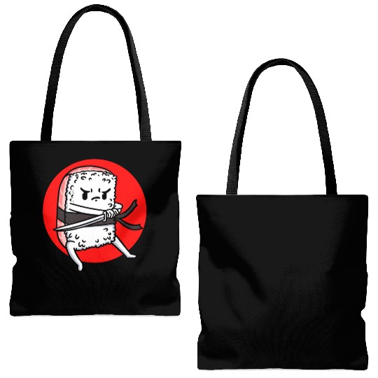 Sushi Samurai For Sushi Lover Tote Bags (AOP)