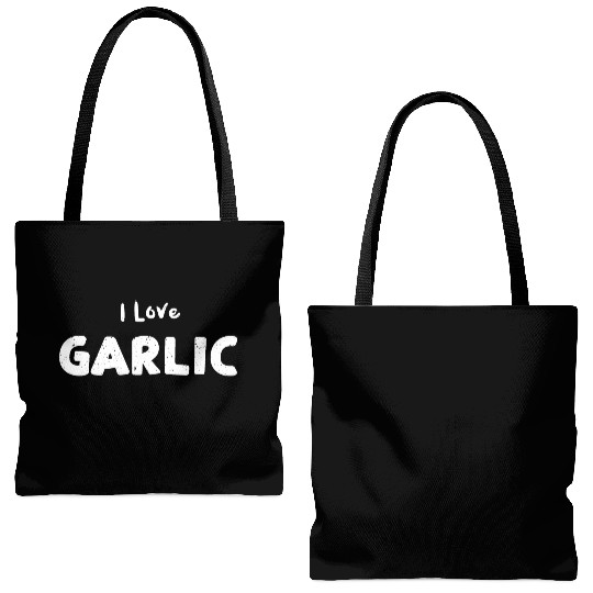 I Love Garlic - Halloween Tote Bags (AOP)