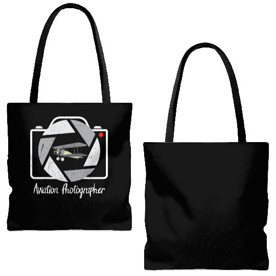 Aviation Photography Gift Airplane Photography Avi Tote Bags (AOP)
