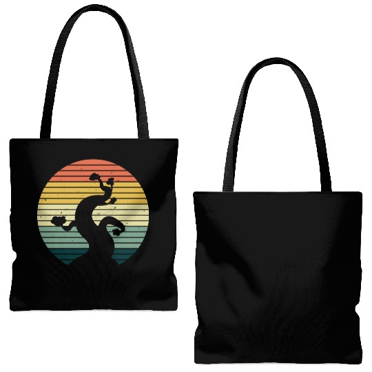 Bonsai Tree Retro Vintage Miniature Gardening Gift Tote Bags (AOP)