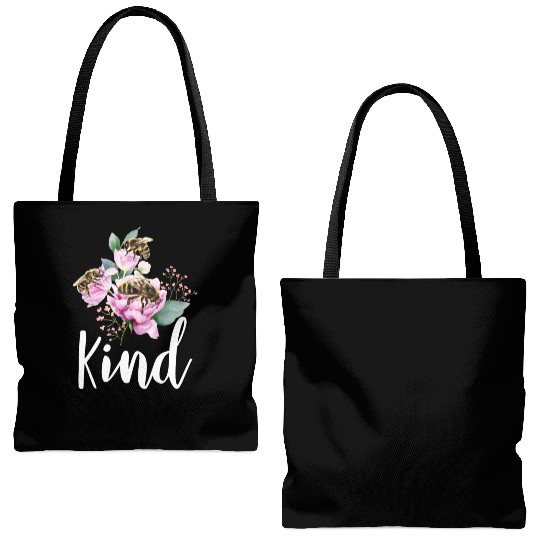Save The Bees Bee Kind Climate Change Environ Tote Bags (AOP)