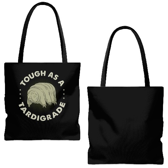 Tough As A Tardigrade for Tardigrade Lover Tote Bags (AOP)