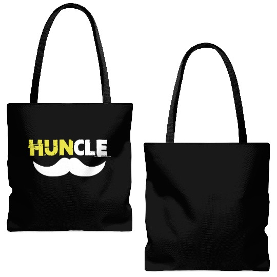 Huncle Eroded Yellow Tote Bags (AOP)