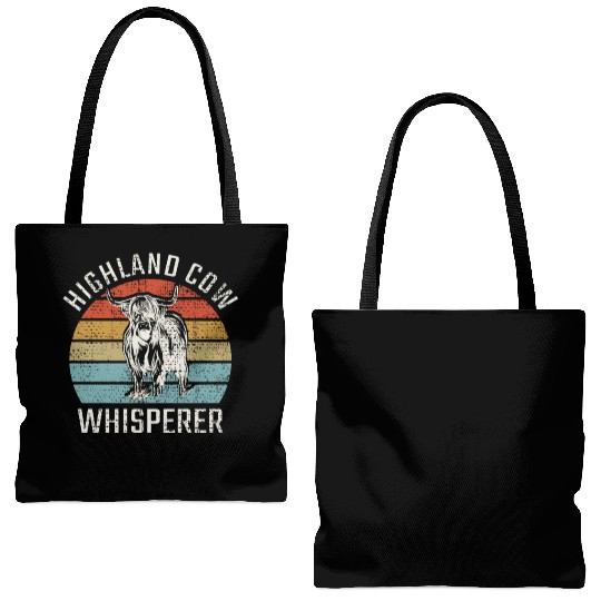 Highland Cow Whisperer Tote Bags (AOP)