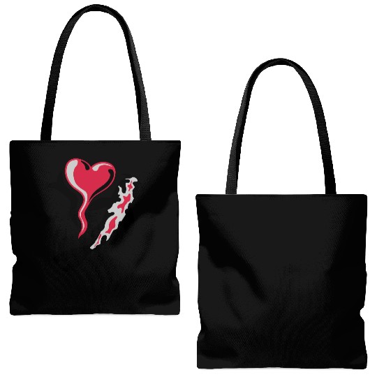 I Love Koi Fish Tote Bags (AOP)