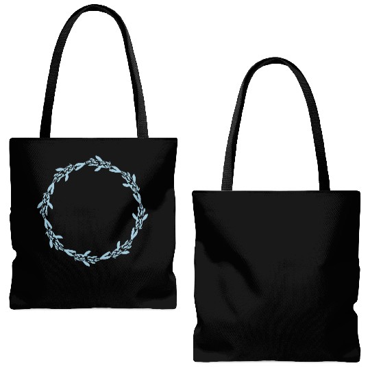 swimming koi fish nishikigoi Tote Bags (AOP)