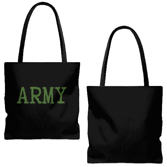 Vintage USA Army Military Green Cute US Retro US Tote Bags (AOP)