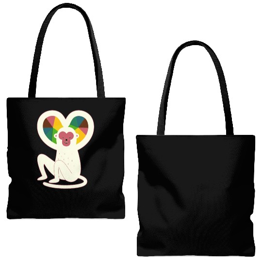love monkey Tote Bags (AOP)