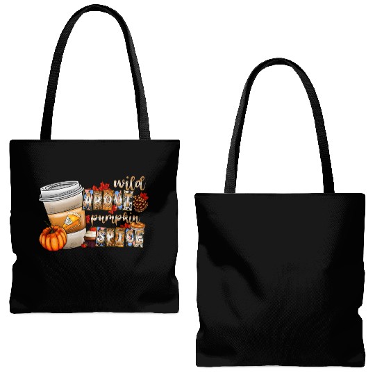 Wild About Pumpkin Spice Tote Bags (AOP)