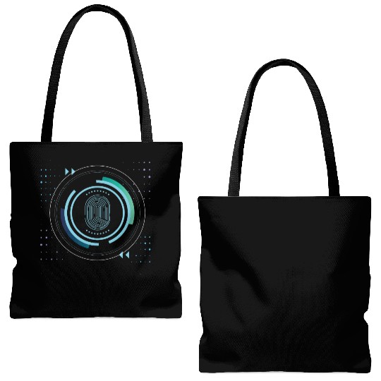 identity nerd geek save pc core security code Tote Bags (AOP)