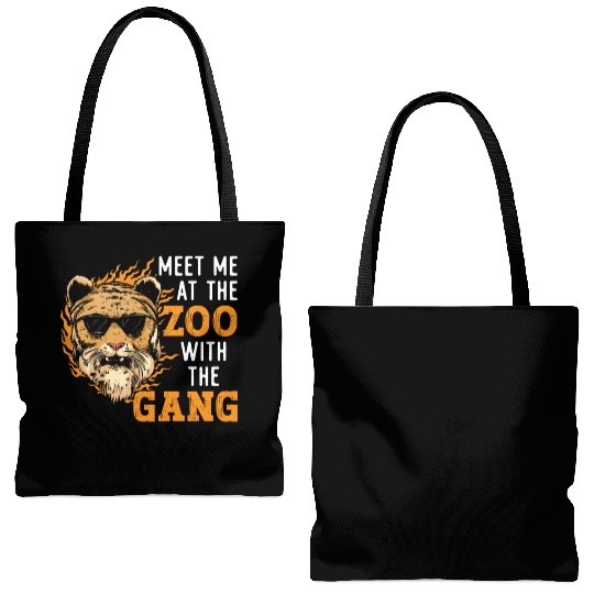Zookeeper Animal Care Zookeeping Wildlife Nature Tote Bags (AOP)