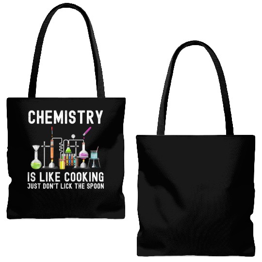 Gift for Chemists, Funny Chemistry Science Student Tote Bags (AOP)