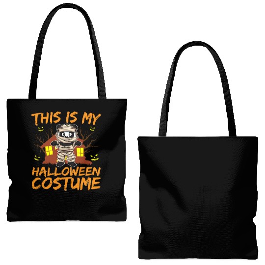 Scary Creepy Animal This Is My Halloween Costume Tote Bags (AOP)