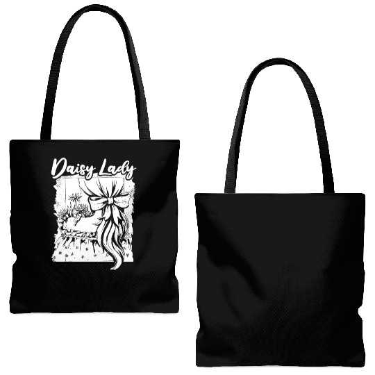 Daisy Garden Gardening Gardener Tote Bags (AOP)