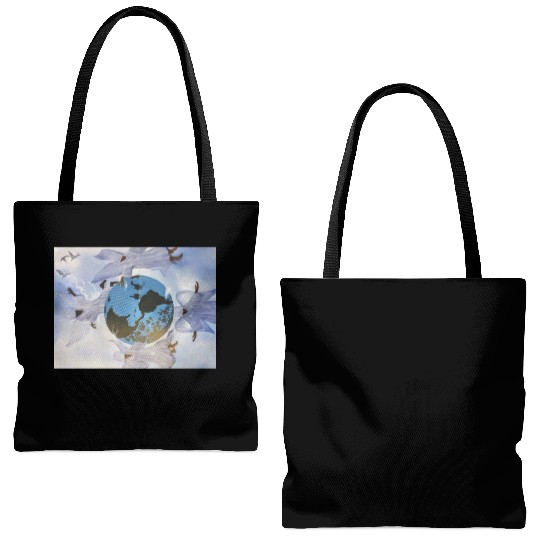 Blue Mountain Tote Bags (AOP)