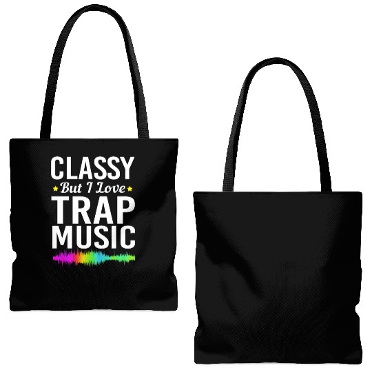 Hip Hop Music Party Trap Music For Women Tote Bags (AOP)