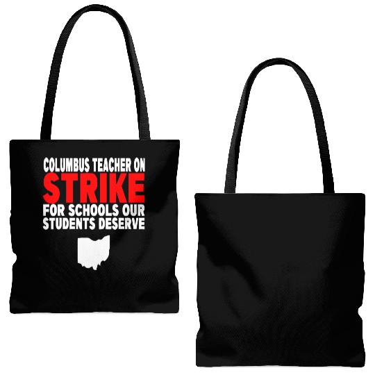 Columbus Ohio School Teachers Strike OH Teacher Tote Bags (AOP)