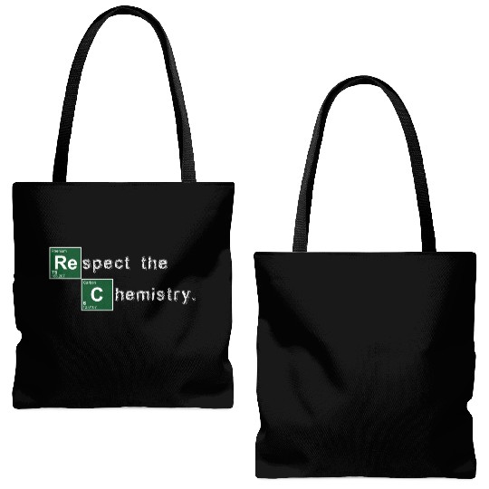 Respect the Chemistry Breaking Bad Tote Bags (AOP)