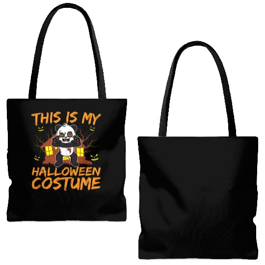 Scary Creepy Animal This Is My Halloween Costume Tote Bags (AOP)