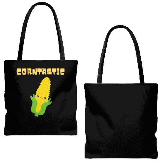 Corntastic! Corn Design It's Corn! Corn Kid Tote Bags (AOP)