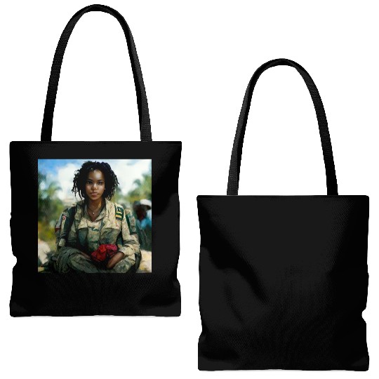 Beautiful US army combat medic painting Tote Bags (AOP)