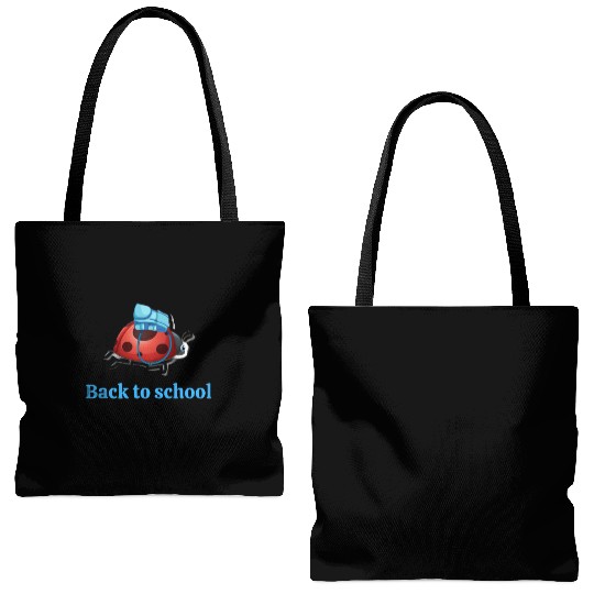 Ladybug back to school Tote Bags (AOP)