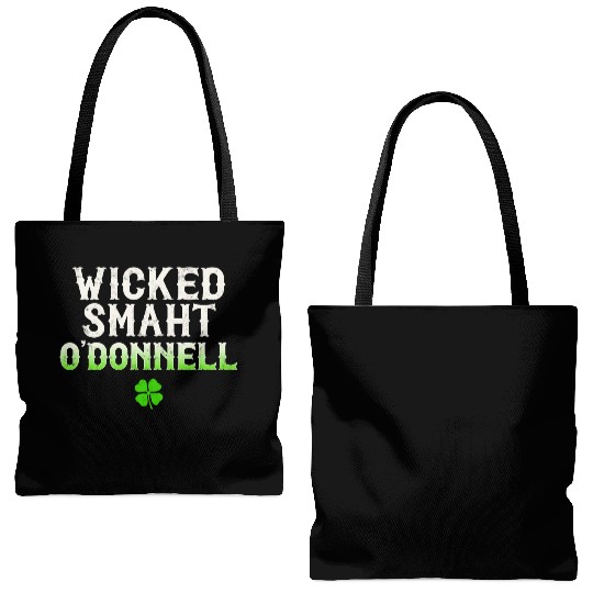 Wicked Smaht O'Donnell Clan Boston Irish Slang Tote Bags (AOP)