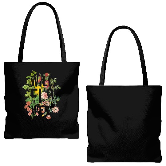 Wildflowers - plant gardening Tote Bags (AOP)