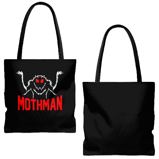 Folklore Monsters Cryptid Goth Mothman Tote Bags (AOP)