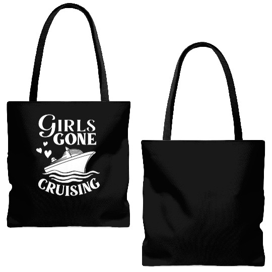 Cruise Ship Vacation Trip Party Sailing Boating Tote Bags (AOP)