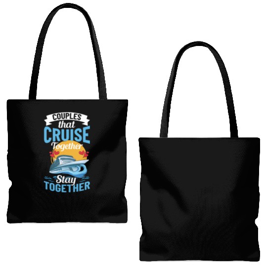 Cruise Ship Vacation Trip Party Sailing Boating Tote Bags (AOP)