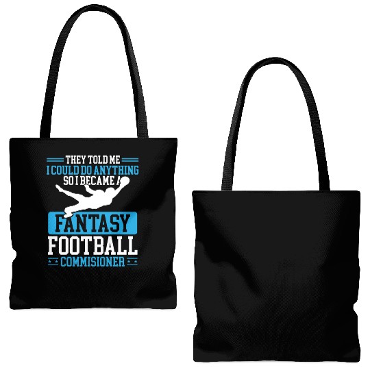 Fantasy Football Commissioner Championship Team Tote Bags (AOP)