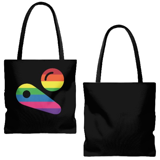 Pinball LGBT Player Tote Bags (AOP)