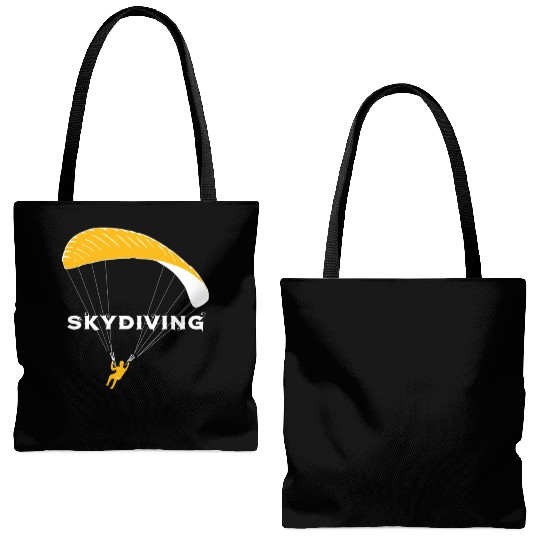 Skydiving Tote Bags (AOP)