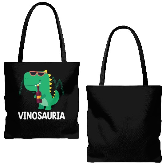 VINOSAURIA | Funny Beer Tote Bags (AOP) | Funny Alcohol