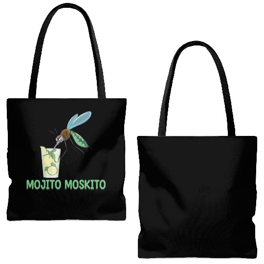MOJITO MOSKITO | Funny Beer Tote Bags (AOP) | Funny Alcohol
